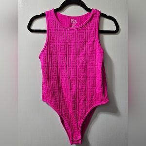 Magenta Sleeveless Bodysuit